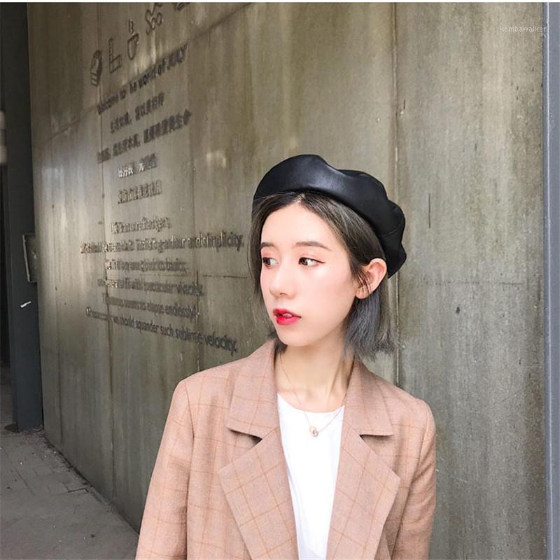 Berets Fashion Korean Style Women Pu Leather Beret Hat French Artist Beanie For Winter Gorras Female Retro Beanie1, Black
Berets Fashion Korean Style Women Pu Leather Beret Hat French Artist Beanie For Winter Gorras Female Retro Beanie1, Black