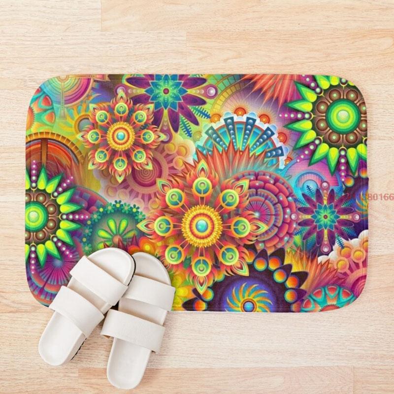 Mat Mosaic flowers design Mat non-slip floor carpet marble pattern print door bathroom kitchen entrance carpet home deco
Mat Mosaic flowers design Mat non-slip floor carpet marble pattern print door bathroom kitchen entrance carpet home deco