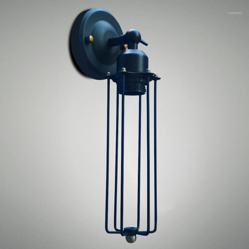 E27 Industrial Style Decorating Wall Lamp Retro Iron Cages Wall Light Black Vintage Metal Scone Loft Lighting Home sconces1
E27 Industrial Style Decorating Wall Lamp Retro Iron Cages Wall Light Black Vintage Metal Scone Loft Lighting Home sconces1