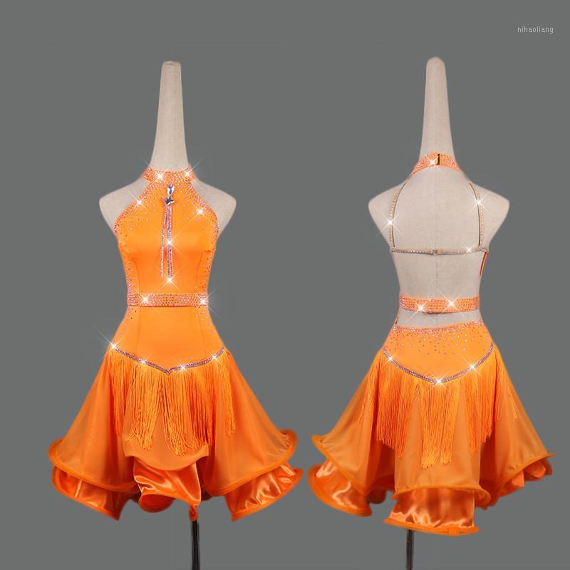 Shining Diamond New Latin Dance Dress Women Orange Performance Competition Suit Sexy Tassel Dance Dresses Female Evening Dress1, Only the skirt
Shining Diamond New Latin Dance Dress Women Orange Performance Competition Suit Sexy Tassel Dance Dresses Female Evening Dress1, Only the skirt