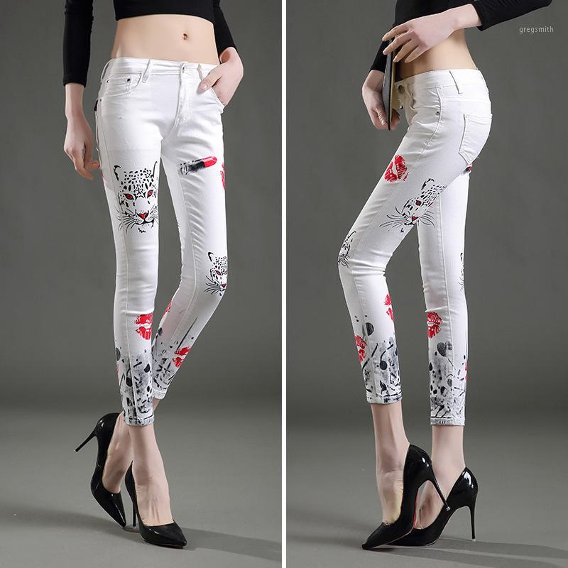 Women' Jeans Wholesale- 2021 Spring Super Sexy Women Brand Cloth Low Waist Denim Trousers White Painted Slim High Elastic Lady Pencil Pants
Women' Jeans Wholesale- 2021 Spring Super Sexy Women Brand Cloth Low Waist Denim Trousers White Painted Slim High Elastic Lady Pencil Pants