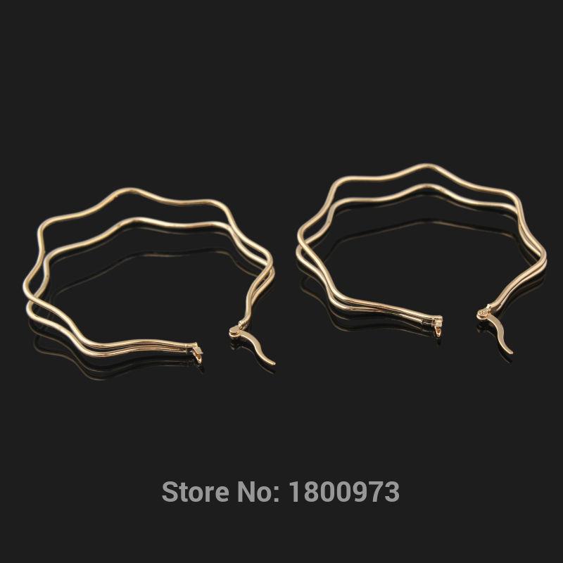 Rose Gold Color Big Two Circle Smooth Hoop Earrings For Women Fashion Jewelry Wholseale
Rose Gold Color Big Two Circle Smooth Hoop Earrings For Women Fashion Jewelry Wholseale