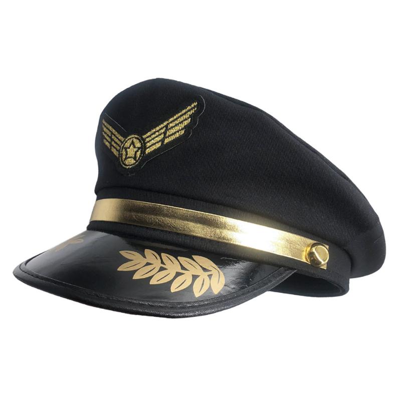 Unisex Cap Cotton Custom Adult Aerospace Big Hat Sea Land and Air Captain Pilot Caps Halloween Dress Up, Black
Unisex Cap Cotton Custom Adult Aerospace Big Hat Sea Land and Air Captain Pilot Caps Halloween Dress Up, Black