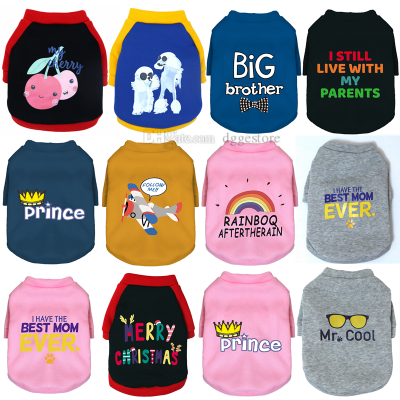 Cute Cartoon Puppy Shirt Sublimation Dog Apparel Cotton Dog Clothes Short Sleeve Sweatshirt for Medium Small Dogs Cat Boys Girls Clothing 17 Color Wholesale, As follows
Cute Cartoon Puppy Shirt Sublimation Dog Apparel Cotton Dog Clothes Short Sleeve Sweatshirt for Medium Small Dogs Cat Boys Girls Clothing 17 Color Wholesale, As follows