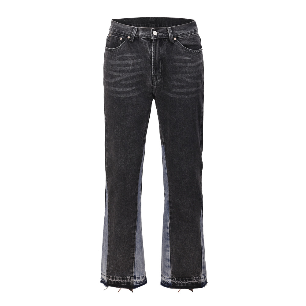 Dark Icon Unlock Hemline Patchwork Jeans Men High Street Flare Pants Denim Trousers, Blue
Dark Icon Unlock Hemline Patchwork Jeans Men High Street Flare Pants Denim Trousers, Blue