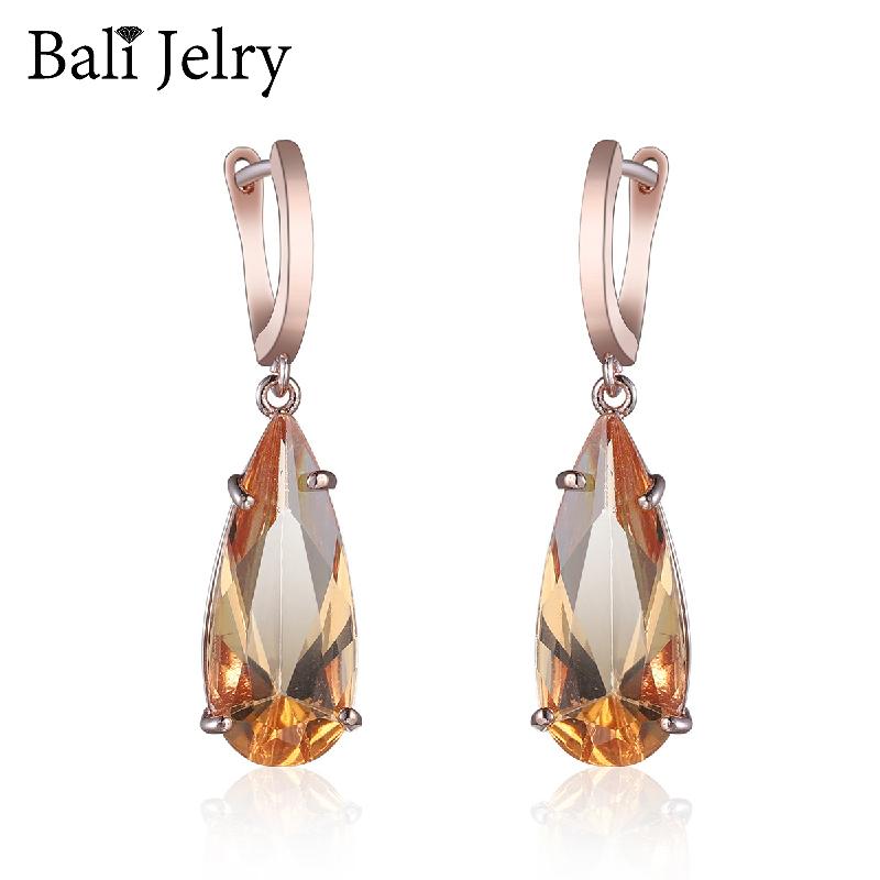 Dangle & Chandelier BaliJelry 925 Silver Women Earrings Jewelry Water Drop Shape Citrine Gemstone Fashion Earring For Wedding Engagement Acc
Dangle & Chandelier BaliJelry 925 Silver Women Earrings Jewelry Water Drop Shape Citrine Gemstone Fashion Earring For Wedding Engagement Acc