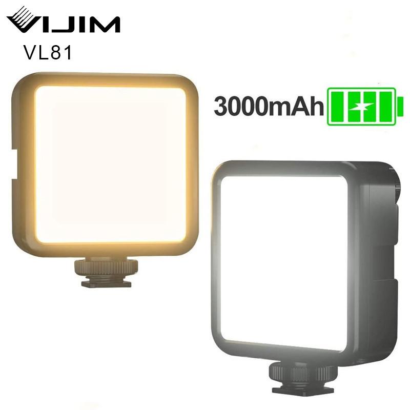 VIJIM VL81 3200k-5600K 850LM 6.5W Dimmable Rechargable 3000mAh Mini LED Video Light for Smartphone SLR Camera Vlog Fill Light
VIJIM VL81 3200k-5600K 850LM 6.5W Dimmable Rechargable 3000mAh Mini LED Video Light for Smartphone SLR Camera Vlog Fill Light
