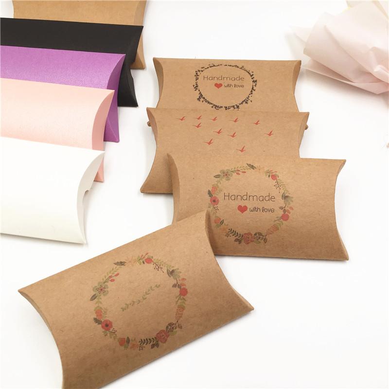 20pcs/30pcs/50pcs Pillow Box DIY Handcrafted Retro Jewelry/Candy/Chocolate/ Packaging Box Free shipping
20pcs/30pcs/50pcs Pillow Box DIY Handcrafted Retro Jewelry/Candy/Chocolate/ Packaging Box Free shipping