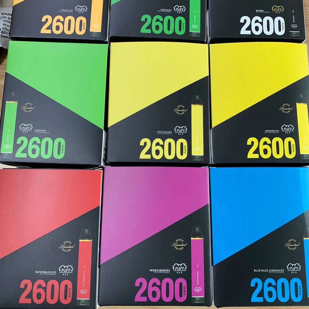 Puff Fly disposable vape kits 1500mah battery 2600 puffs 8ML upgraded from PUFF XXL Plus MAX Bars DHL free
Puff Fly disposable vape kits 1500mah battery 2600 puffs 8ML upgraded from PUFF XXL Plus MAX Bars DHL free