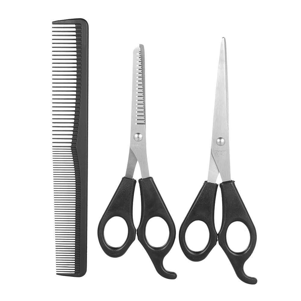 3Pcs/set Hair Cutting Thinning Scissors Set Hair Comb Set Professional Hairdressing Shears With Hair Comb
3Pcs/set Hair Cutting Thinning Scissors Set Hair Comb Set Professional Hairdressing Shears With Hair Comb