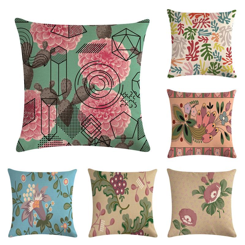 Flower Painting Geometry Cushion Cover Home Car decorative throw pillows New Arrival Funda Cojines wave coussin custom Almofad
Flower Painting Geometry Cushion Cover Home Car decorative throw pillows New Arrival Funda Cojines wave coussin custom Almofad