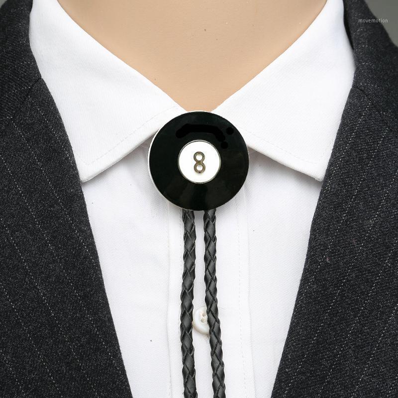 Western cowboy bolo tie lucky 8 billiard black 8 two-piece suit unisex leather collar rope birthday banquet suit accessories1
Western cowboy bolo tie lucky 8 billiard black 8 two-piece suit unisex leather collar rope birthday banquet suit accessories1