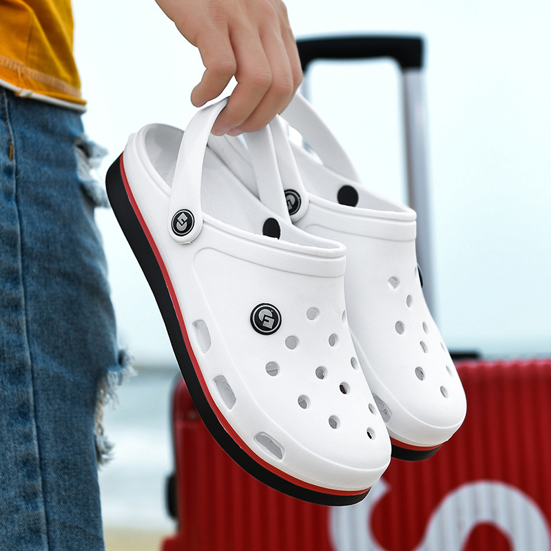 2020 New Fashion Sandals Men Clogs Slippers Soft Bottom Beach Sandals Men Clog Sandals Comfortable Breathable Ankle-Wrap EVA C0203, Black
2020 New Fashion Sandals Men Clogs Slippers Soft Bottom Beach Sandals Men Clog Sandals Comfortable Breathable Ankle-Wrap EVA C0203, Black