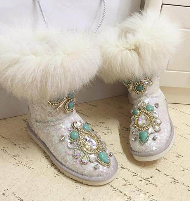 Luxury... Fox Skin Turquoise Diamonds... Embellished Stone Snowboots... Warm Winter Bling Sequins... Mid-calf Boots... 4c5p, Artists and record companies
Luxury... Fox Skin Turquoise Diamonds... Embellished Stone Snowboots... Warm Winter Bling Sequins... Mid-calf Boots... 4c5p, Artists and record companies