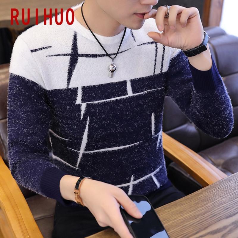 RUIHUO Knitted Sweater Men Clothing Pull Sweaters Winter Men Clothes Pullover Mens Coat 2020 Autumn Winter New -3XL, Black
RUIHUO Knitted Sweater Men Clothing Pull Sweaters Winter Men Clothes Pullover Mens Coat 2020 Autumn Winter New -3XL, Black