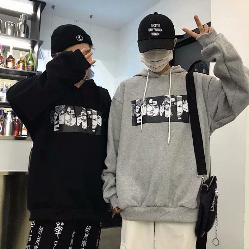 2021 New Naruto Harajuku Unisex Hoodie Japanese Anime Funny Print Fun Streetwear Fashion Casual Men' Women' Sweatshirt Jacket 6s6n, Black2
2021 New Naruto Harajuku Unisex Hoodie Japanese Anime Funny Print Fun Streetwear Fashion Casual Men' Women' Sweatshirt Jacket 6s6n, Black2