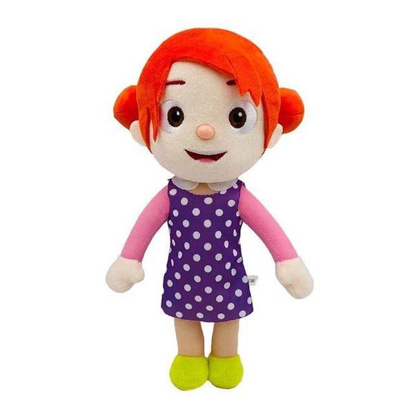 DHL 15-33cm Cocomelon Plush Toy Soft Cartoon Family Cocomelon Jj Family Sister Brother Mom And Dad Toy Dall Kids Chritmas Gifts