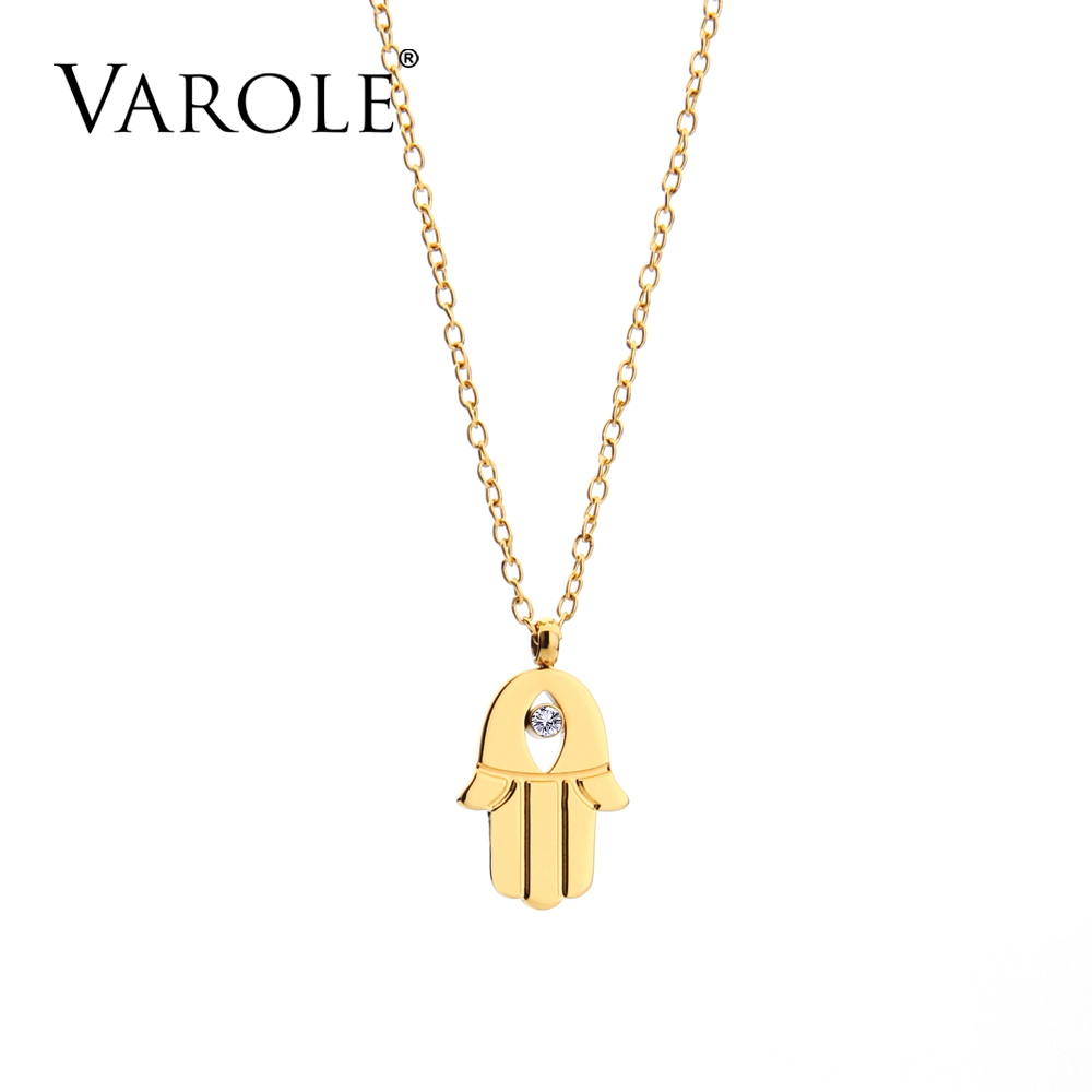 VAROLE EVIL EYE Necklace 16in Necklaces & Pendants Gold Color Stainless Steel Chain For Women Gift Collier
VAROLE EVIL EYE Necklace 16in Necklaces & Pendants Gold Color Stainless Steel Chain For Women Gift Collier
