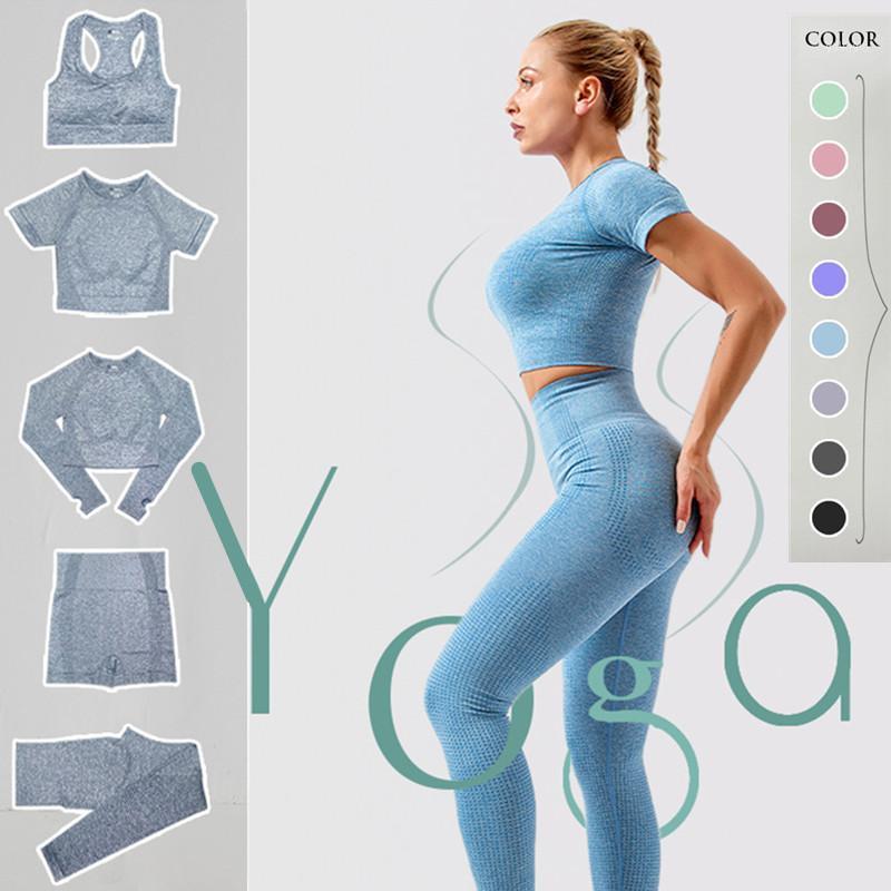 Sport Set Women Tracksuit Fitness Gym Clothing 2/3/5 Pcs Seamless Yoga Suit Crop Top Bra Long Tights Leggings Outfit Sportswear1, Purple short 2pcs
Sport Set Women Tracksuit Fitness Gym Clothing 2/3/5 Pcs Seamless Yoga Suit Crop Top Bra Long Tights Leggings Outfit Sportswear1, Purple short 2pcs