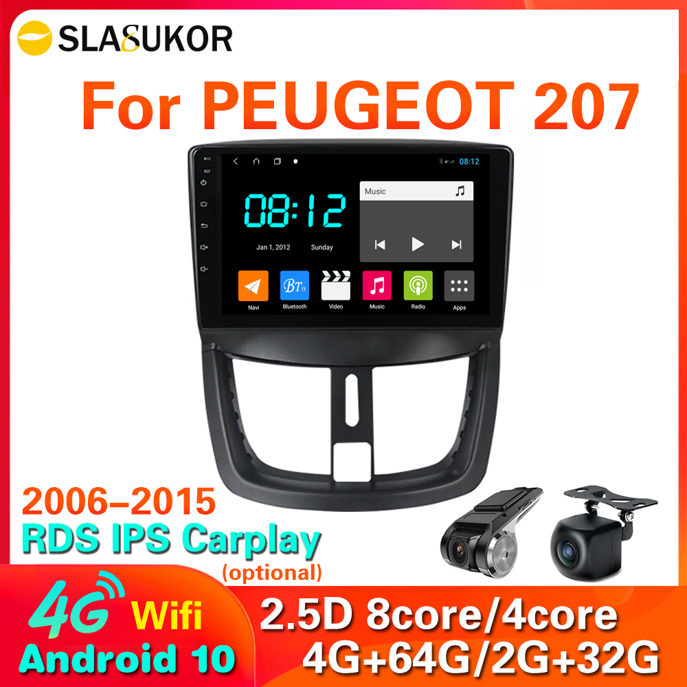 9" 4G LTE 64G ROM 2 din Android 10 For PEUGEOT 207/207CC 2007-2014 Multimedia Stereo Car DVD Player Navigation GPS Radio Wifi
9" 4G LTE 64G ROM 2 din Android 10 For PEUGEOT 207/207CC 2007-2014 Multimedia Stereo Car DVD Player Navigation GPS Radio Wifi