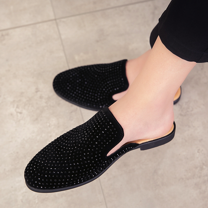 Fashion Luxury Men Nightclub Party Glass Slippers Slip-on Shoes-on Breathable Shoes Summer Comfortable Moccasins Sneaker Man Luzm, Picture color
Fashion Luxury Men Nightclub Party Glass Slippers Slip-on Shoes-on Breathable Shoes Summer Comfortable Moccasins Sneaker Man Luzm, Picture color