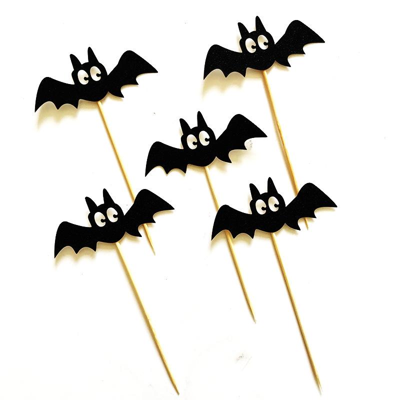 5PCS Black Bats Halloween Cupcake Toppers Cake Inserted Card For Kids Birthday Cake Decor Halloween Supplies Photo Props
5PCS Black Bats Halloween Cupcake Toppers Cake Inserted Card For Kids Birthday Cake Decor Halloween Supplies Photo Props