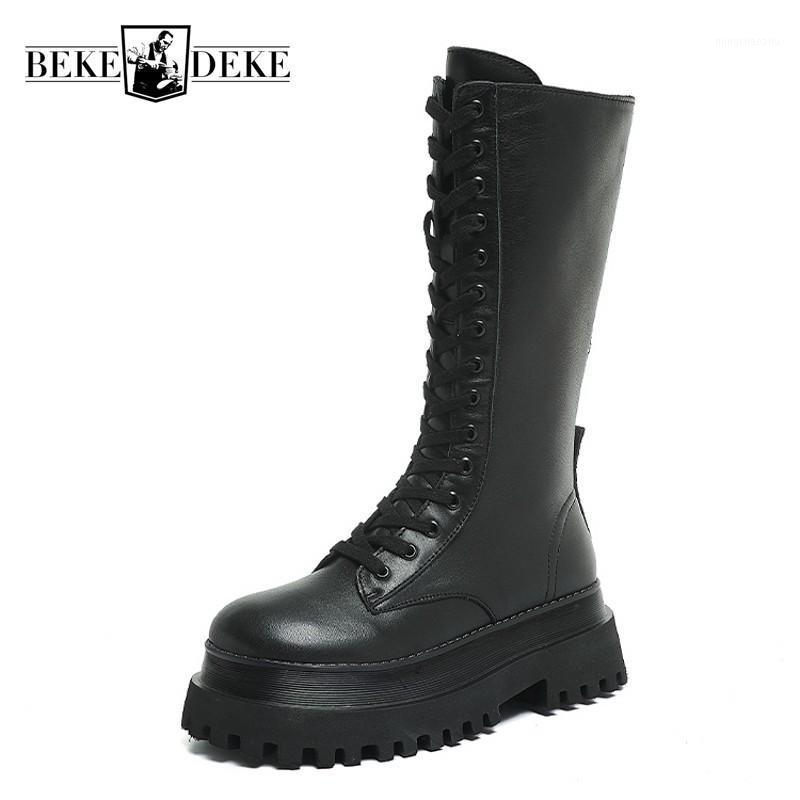 Women Biker Long Boots Winter Warm Real Leather High Heel Platform Mid-Calf Boots Punk Casual Black Cow Leather Thigh High1, Black normal
Women Biker Long Boots Winter Warm Real Leather High Heel Platform Mid-Calf Boots Punk Casual Black Cow Leather Thigh High1, Black normal