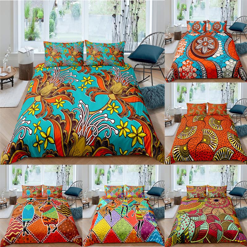 ZEIMON African Bedding Set Floral Duvet Cover Set Vintage Bed Linen Ethnic Bed Kids Bedclothes Girl Boys Home Textiles, Lxf141-6
ZEIMON African Bedding Set Floral Duvet Cover Set Vintage Bed Linen Ethnic Bed Kids Bedclothes Girl Boys Home Textiles, Lxf141-6