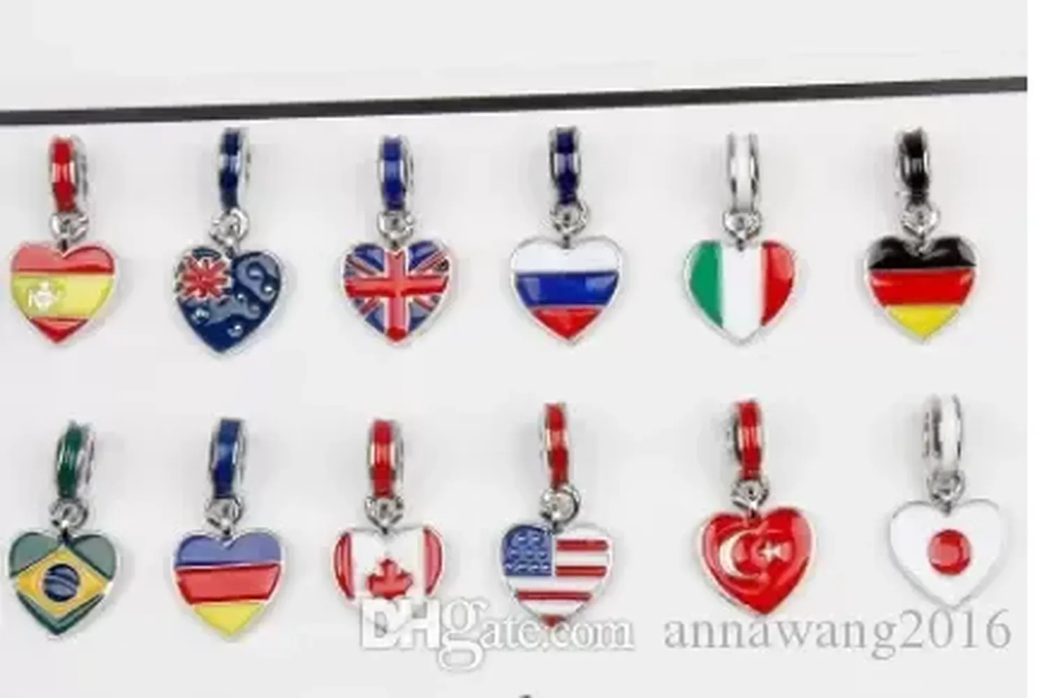 Fits Pandora Sterling Silver Bracelet 13 Style National Flags Enamel Pendant Beads Charms For European Snake Charm Chain Fashion DIY Jewelry, Black
Fits Pandora Sterling Silver Bracelet 13 Style National Flags Enamel Pendant Beads Charms For European Snake Charm Chain Fashion DIY Jewelry, Black