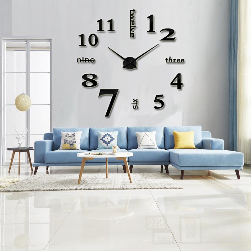 New 3D Super Acrylic Mute Digital Wall Clock Mirror Wall Sticker Fashion Living Room Quartz Watch DIY Home Decoration Clock
New 3D Super Acrylic Mute Digital Wall Clock Mirror Wall Sticker Fashion Living Room Quartz Watch DIY Home Decoration Clock