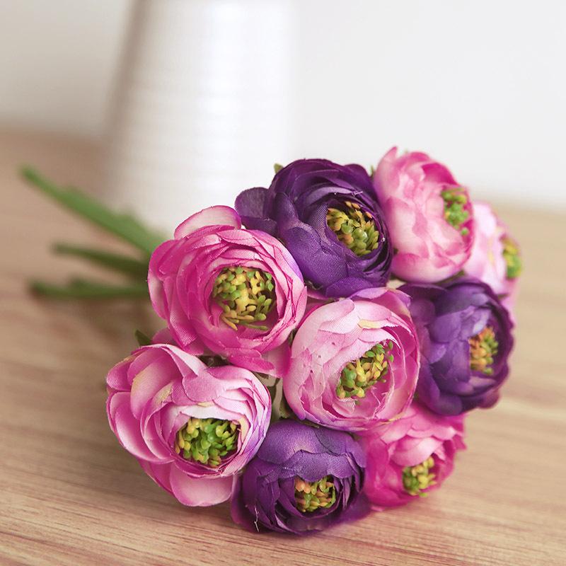 9heads/bunch Simulation Artificial Silk Flowers Ranunculus Romantic Wedding/Bridal/Home Decorative Decor Flower Long 22cm, Pink
9heads/bunch Simulation Artificial Silk Flowers Ranunculus Romantic Wedding/Bridal/Home Decorative Decor Flower Long 22cm, Pink