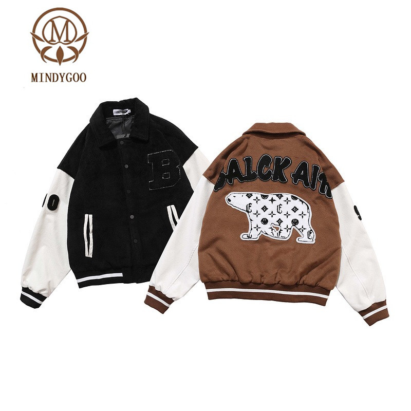MINDYGOO high quality wholesale OEM custom designer women sports fur fleece high fashion streatwear bomber puffer mens jacket, Black;brown
MINDYGOO high quality wholesale OEM custom designer women sports fur fleece high fashion streatwear bomber puffer mens jacket, Black;brown