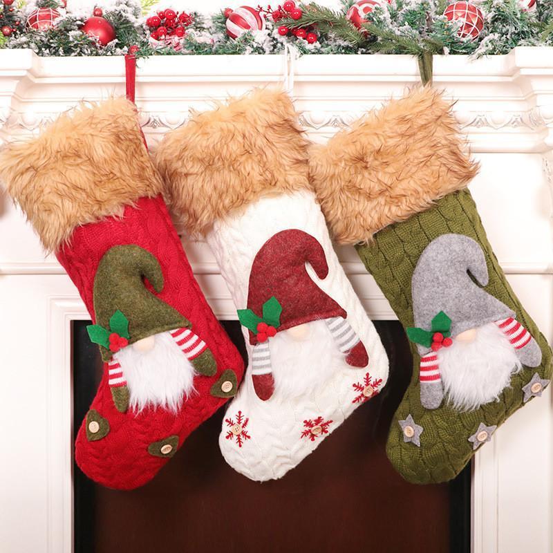Faceless Doll Knitting Stocking Large Christmas Knitted Faceless Santa Gnome Doll Socks Candy Gift Bag Christmas Decoration1
Faceless Doll Knitting Stocking Large Christmas Knitted Faceless Santa Gnome Doll Socks Candy Gift Bag Christmas Decoration1