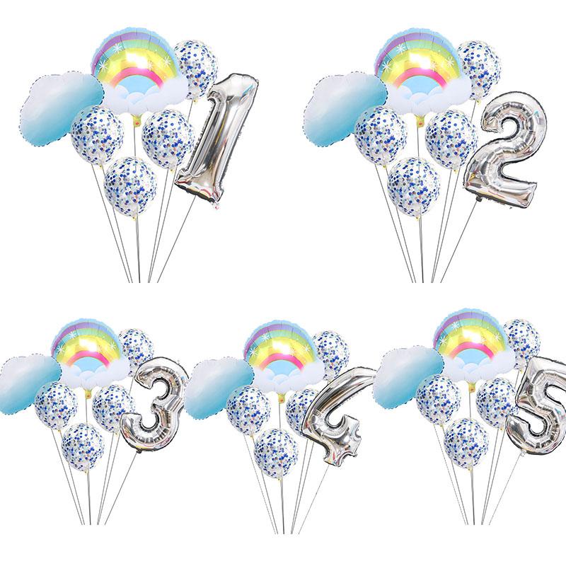 Party Decoration Rainbow Clouds Balloon Aluminum Number Happy Birthday For Kids Baby Shower
Party Decoration Rainbow Clouds Balloon Aluminum Number Happy Birthday For Kids Baby Shower