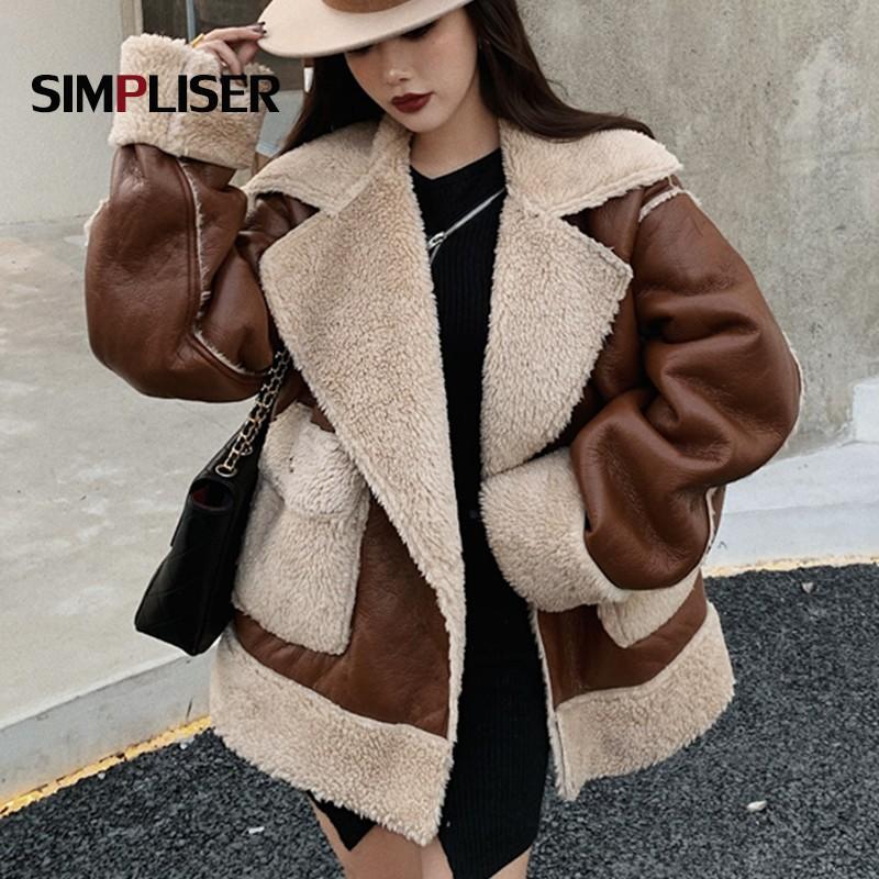 Double Side Wear Women Leather Coat Thicken Lambswool Warm Outwear High Street Female Teddy Coat Woman Fluffy 2020 Winter, Beige
Double Side Wear Women Leather Coat Thicken Lambswool Warm Outwear High Street Female Teddy Coat Woman Fluffy 2020 Winter, Beige
