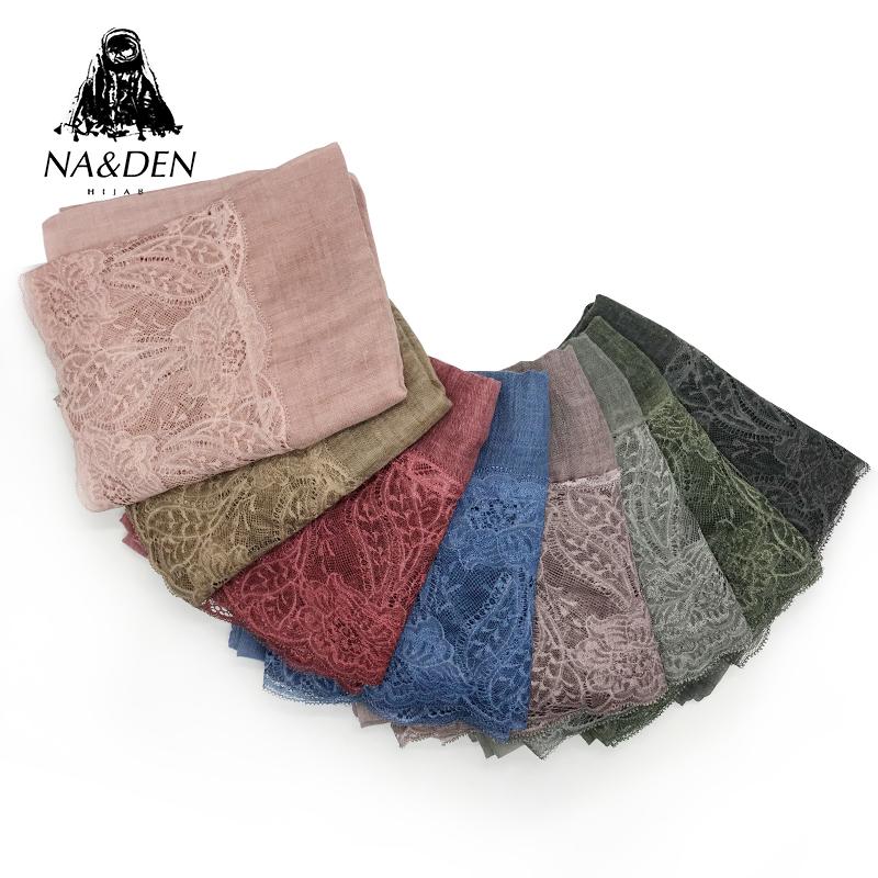 Hot sale luxury lace edges plain solid shawl viscose muslim women scarve hijabs fashion bandana warps Eid gifts 10pcs/lot
Hot sale luxury lace edges plain solid shawl viscose muslim women scarve hijabs fashion bandana warps Eid gifts 10pcs/lot