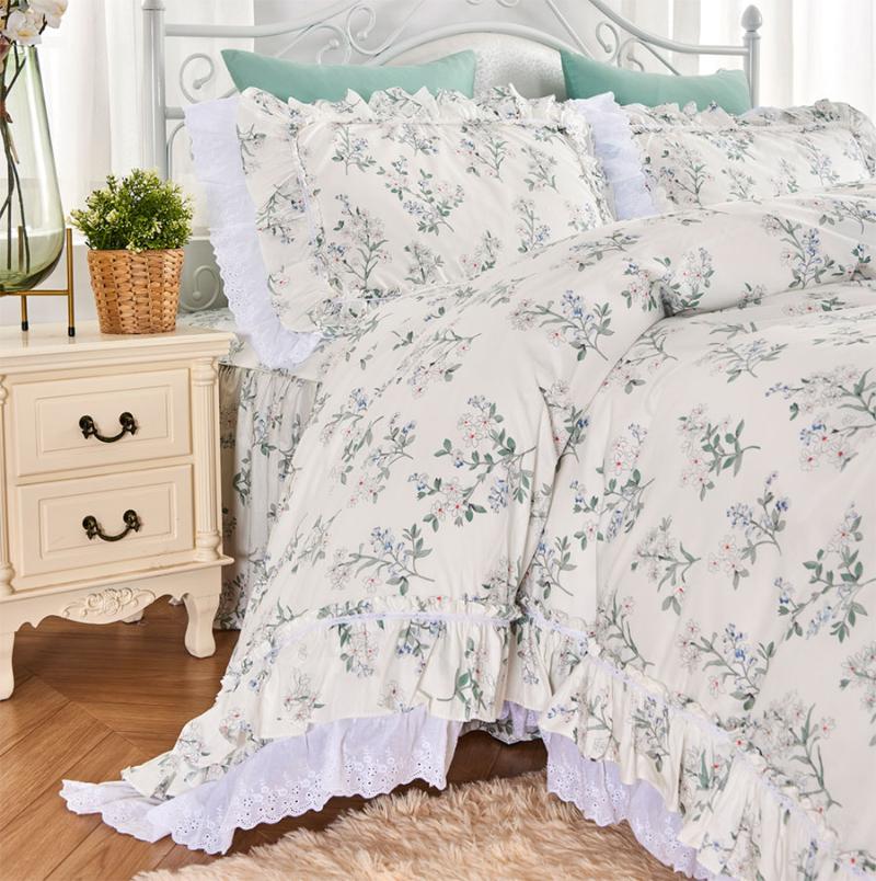 Elegant flower ruffle lace bedding sets, full queen king cotton single double bedclothes bedspreads pillow case quilt cover, Picture color
Elegant flower ruffle lace bedding sets, full queen king cotton single double bedclothes bedspreads pillow case quilt cover, Picture color