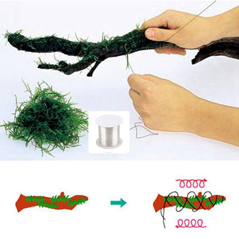 120M Water Grass Binding Line DIY Super Strong Transparent Nylon Water Grass Aquatic Live Plant Float Moss Line String Aquarium
120M Water Grass Binding Line DIY Super Strong Transparent Nylon Water Grass Aquatic Live Plant Float Moss Line String Aquarium