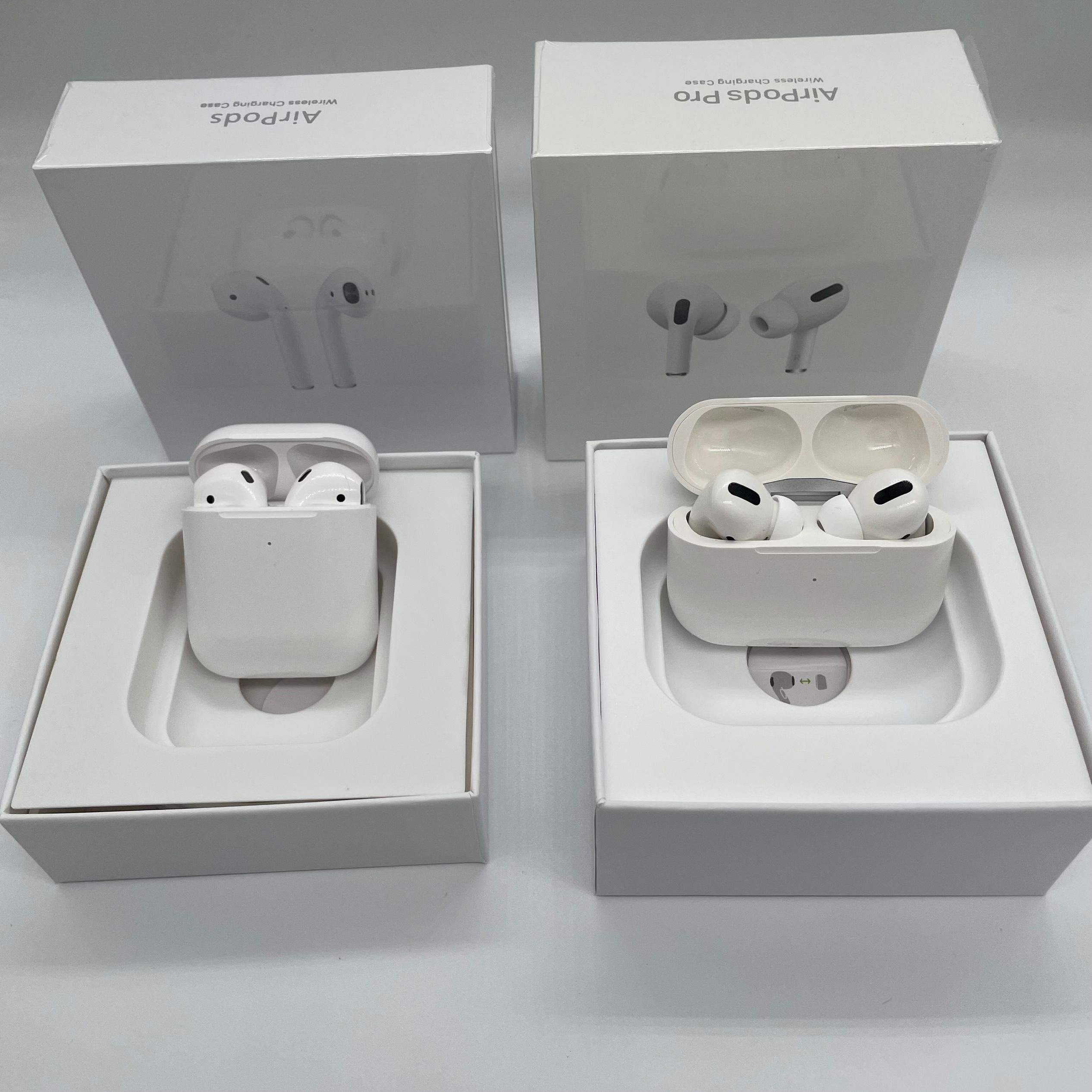 

1:1 Apple AirPods 3 Pro Air Gen 3 Air Pods H1 Chip Transparency cases Earphones Wireless Charging Bluetooth Headphones AP3 Pro AP2 Earbuds 2nd Generation Headsets, White