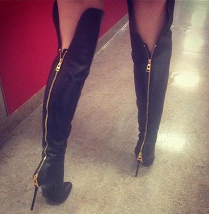 Sales on Hot the Knee Boots Women Zipper High Suede Leather Lady Spring Fashion W1j4
Sales on Hot the Knee Boots Women Zipper High Suede Leather Lady Spring Fashion W1j4