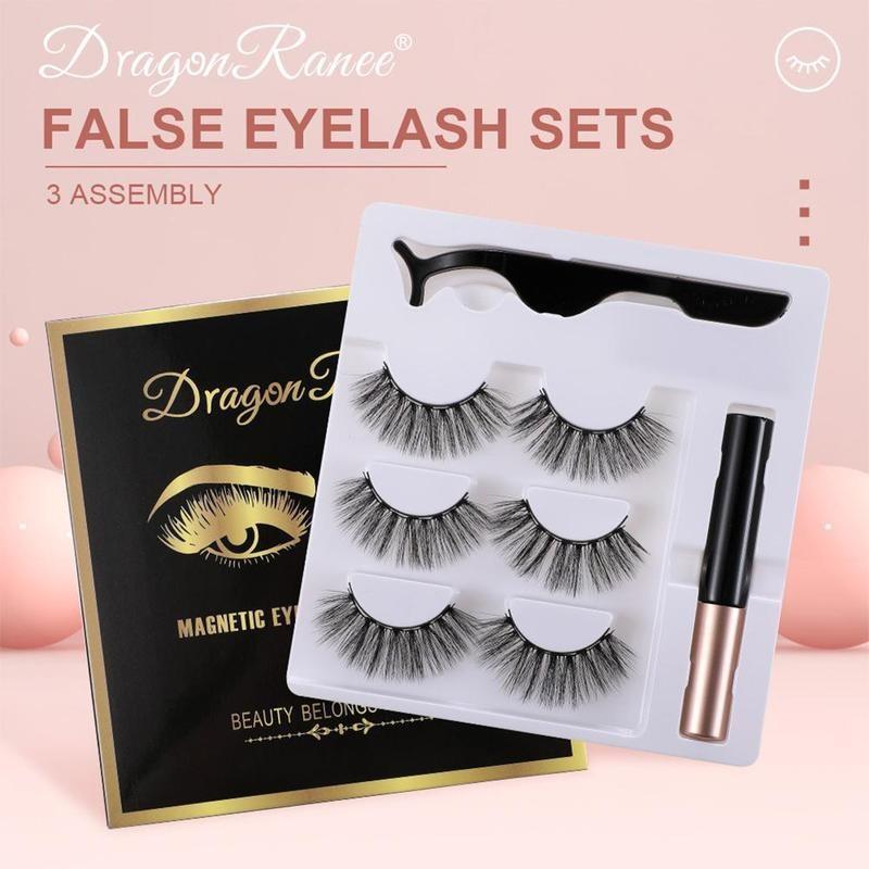 3pair/set 3d Mink False Eyelash Dual Magnet Eyeliner Waterproof Long Lasting Glue-free Natural Bushy Fake Eyelashes Makeup Tool
3pair/set 3d Mink False Eyelash Dual Magnet Eyeliner Waterproof Long Lasting Glue-free Natural Bushy Fake Eyelashes Makeup Tool