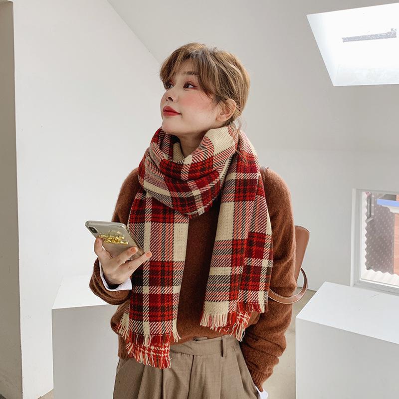 Scarves Sweet Blanket Winter Thick Double-sided Imitation Cashmere Scarf Women And Shawls Neckerchief Female Foulard Pashmin
Scarves Sweet Blanket Winter Thick Double-sided Imitation Cashmere Scarf Women And Shawls Neckerchief Female Foulard Pashmin