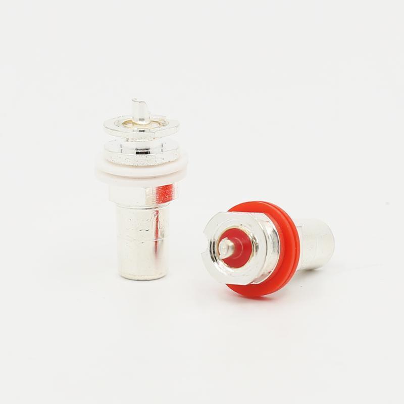 4Pcs Silver plated RCA Socket RCA chassis Female JACK Socket Connector Hifi without logo1
4Pcs Silver plated RCA Socket RCA chassis Female JACK Socket Connector Hifi without logo1