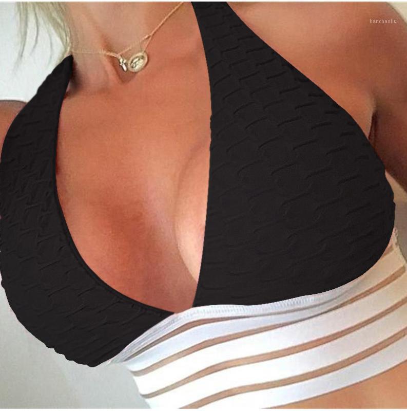 Women Sexy Top Fold Full Cup Solid Color Lingerie U Word Collar Halter Hit Color Tie Cotton Underwear Women Sexy Deep 111, Black
Women Sexy Top Fold Full Cup Solid Color Lingerie U Word Collar Halter Hit Color Tie Cotton Underwear Women Sexy Deep 111, Black