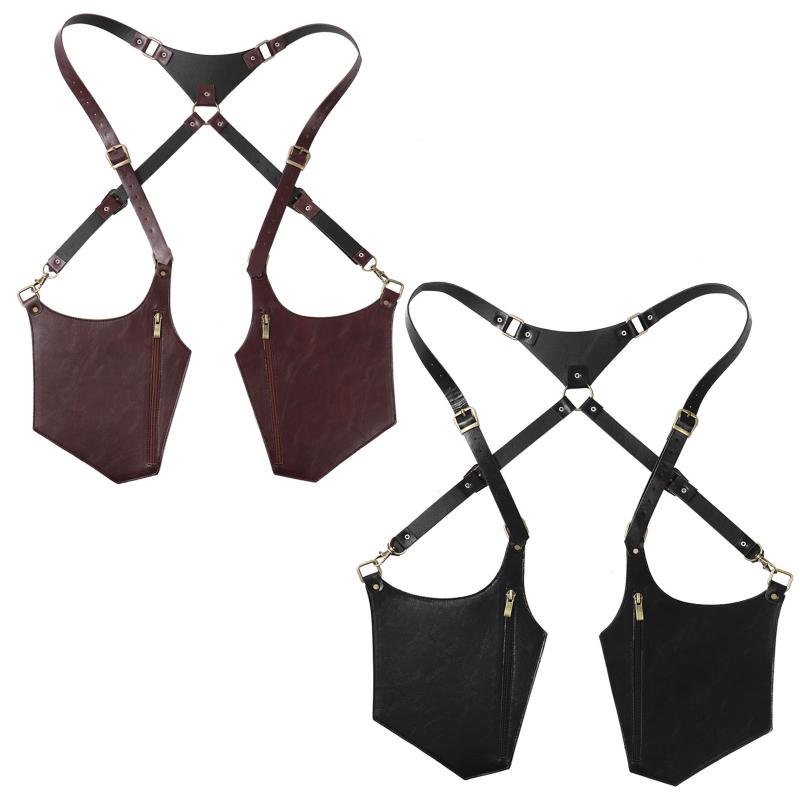 Belts Men Shoulder Bag Travel Body Harness Belt Underarm Anti Lost Zipper Pouch Outdoor Wallet Mobile Phone Sack, Black;brown
Belts Men Shoulder Bag Travel Body Harness Belt Underarm Anti Lost Zipper Pouch Outdoor Wallet Mobile Phone Sack, Black;brown