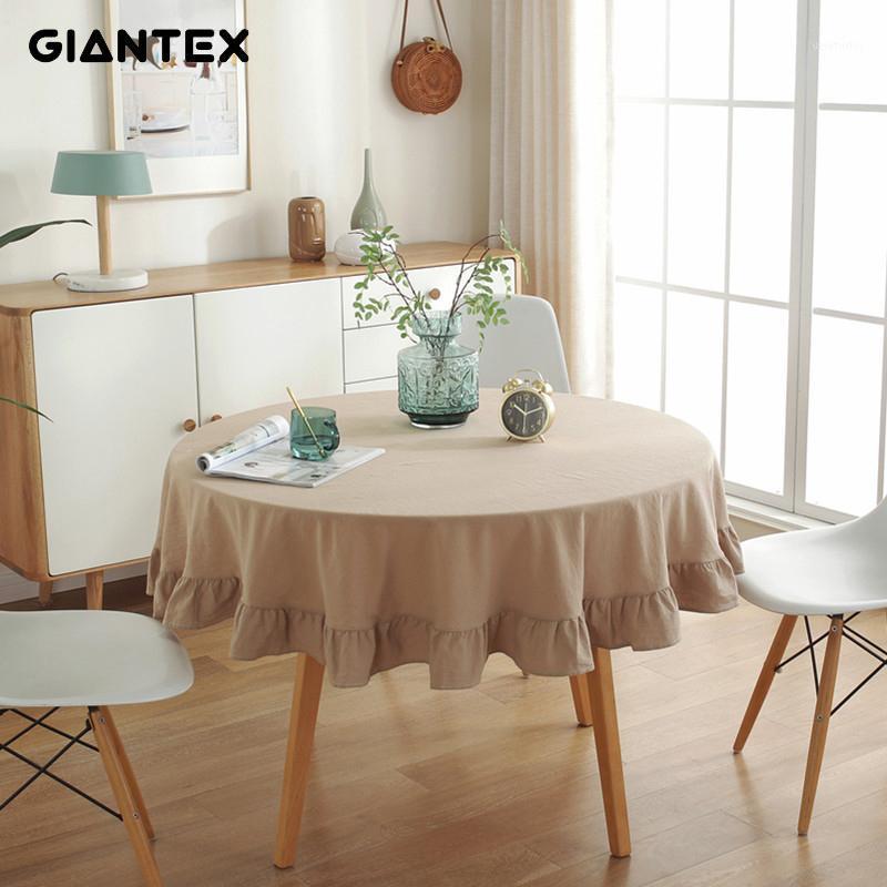 Giantex Ruffle Deco able Cloth Cotton Tablecloth Round Tablecloths Dining Table Cover Obrus Tafelkleed mantel mesa nappe1, S1
Giantex Ruffle Deco able Cloth Cotton Tablecloth Round Tablecloths Dining Table Cover Obrus Tafelkleed mantel mesa nappe1, S1