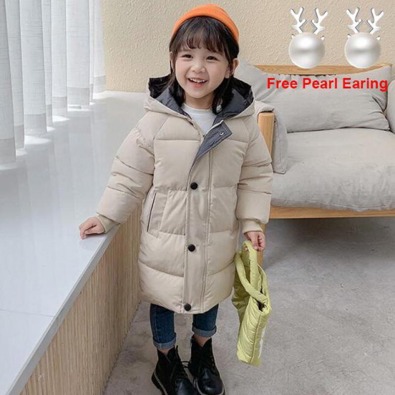 Winter Children Jackets Boys Girls Cotton-down Solid Parka Coat For 3-12 Years Fashion Baby Warm Coat Kids Hooded Coats For Boys, Blue 
Winter Children Jackets Boys Girls Cotton-down Solid Parka Coat For 3-12 Years Fashion Baby Warm Coat Kids Hooded Coats For Boys, Blue