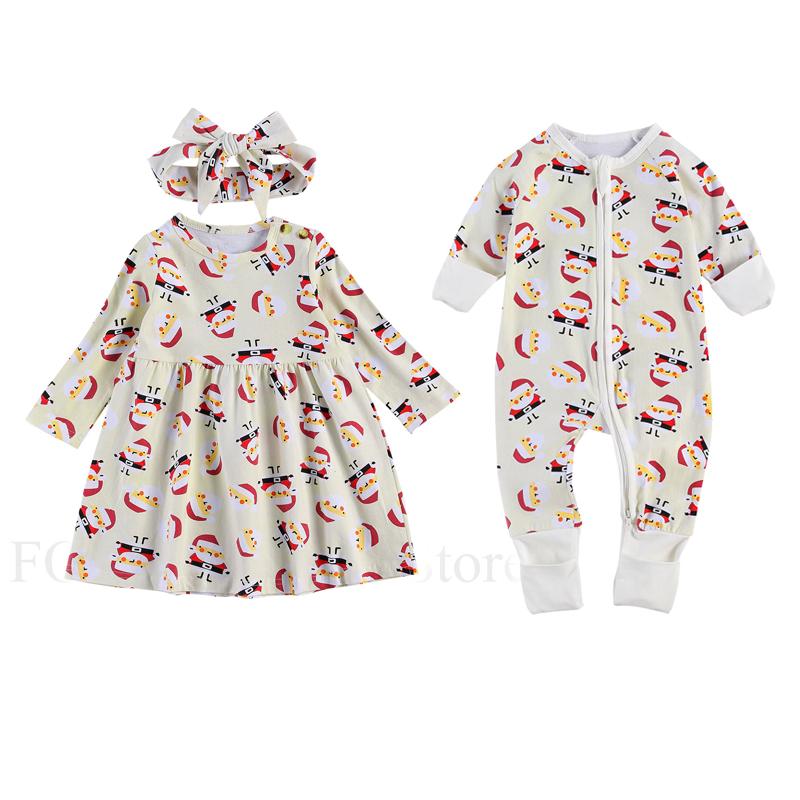 FOCUSNORM Christmas Infant Kids Girls Dress Baby Rompers Santa Cartoon Print Long Sleeve Party Princess Clothes 0-6Y, As pic
FOCUSNORM Christmas Infant Kids Girls Dress Baby Rompers Santa Cartoon Print Long Sleeve Party Princess Clothes 0-6Y, As pic