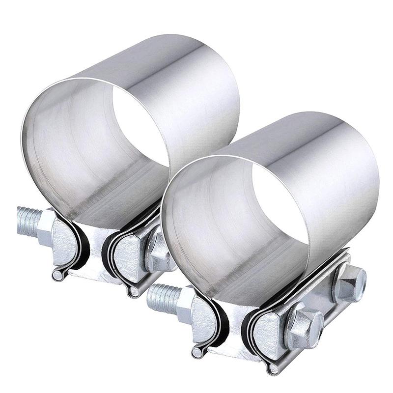 2 Pcs BuJoint Exhaust Band Clamp 50mm 57mm 63mm 70mm 76mm 100mm Auto Exhaust Manifolds
2 Pcs BuJoint Exhaust Band Clamp 50mm 57mm 63mm 70mm 76mm 100mm Auto Exhaust Manifolds