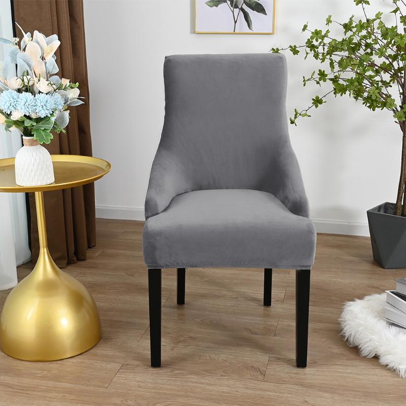 Home Decor Removable European Style Dining Chair Cover Banquet Seat Protector Slipcover Elastic Soft Stretch Velvet Furniture
Home Decor Removable European Style Dining Chair Cover Banquet Seat Protector Slipcover Elastic Soft Stretch Velvet Furniture